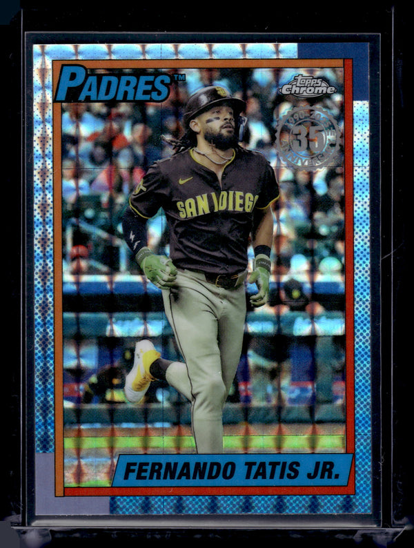 2025 Topps Chrome Topps Fernando Tatis Jr. #90CU-9 Geometric Refractor