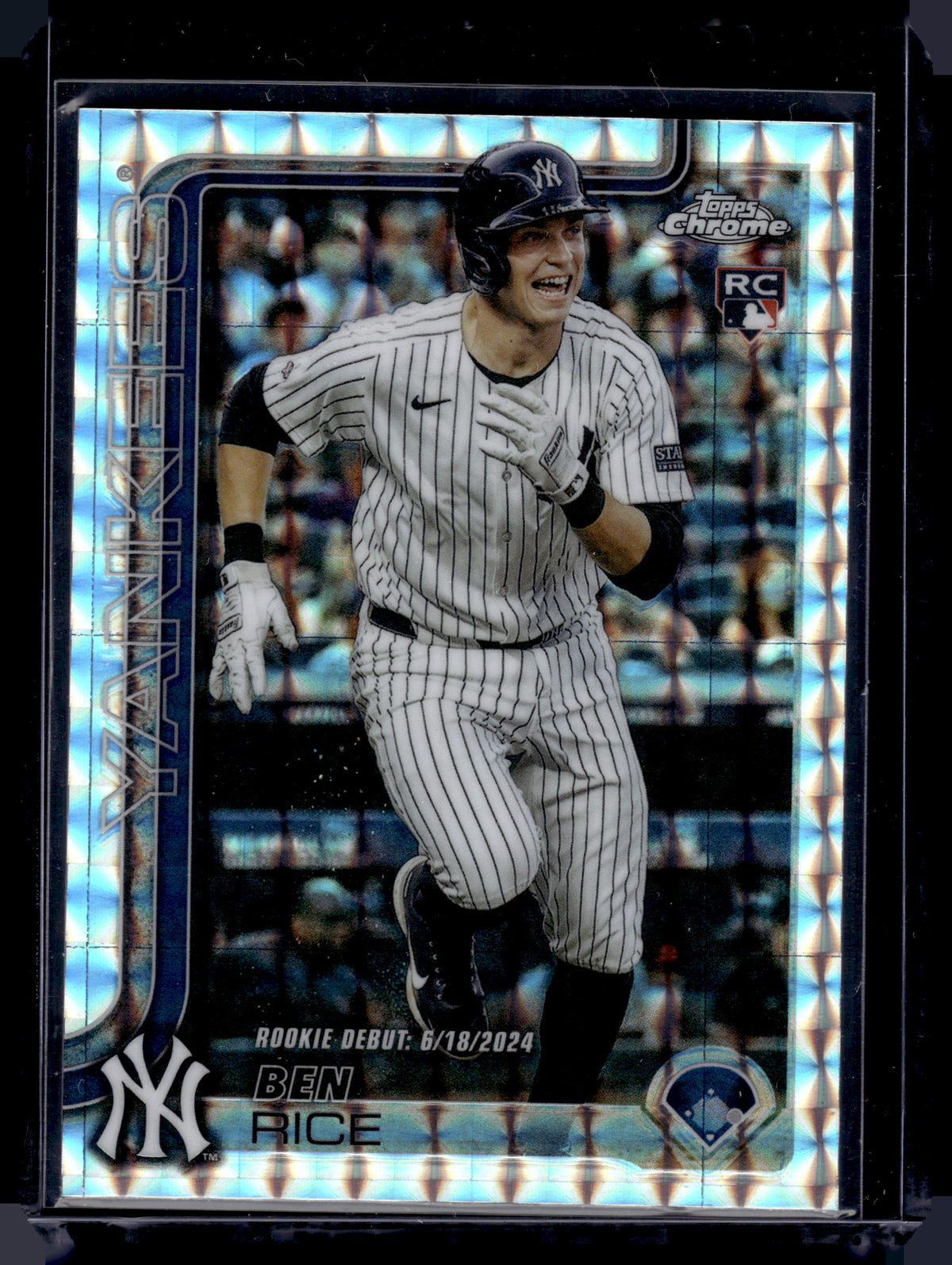 HL-P01 2025 Topps Chrome Update Ben Rice #USC138 Geometric Refractor RC