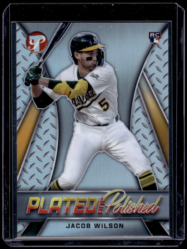 2025 Topps Pristine Plated and Polished Jacob Wilson #PP-25 Refractor RC