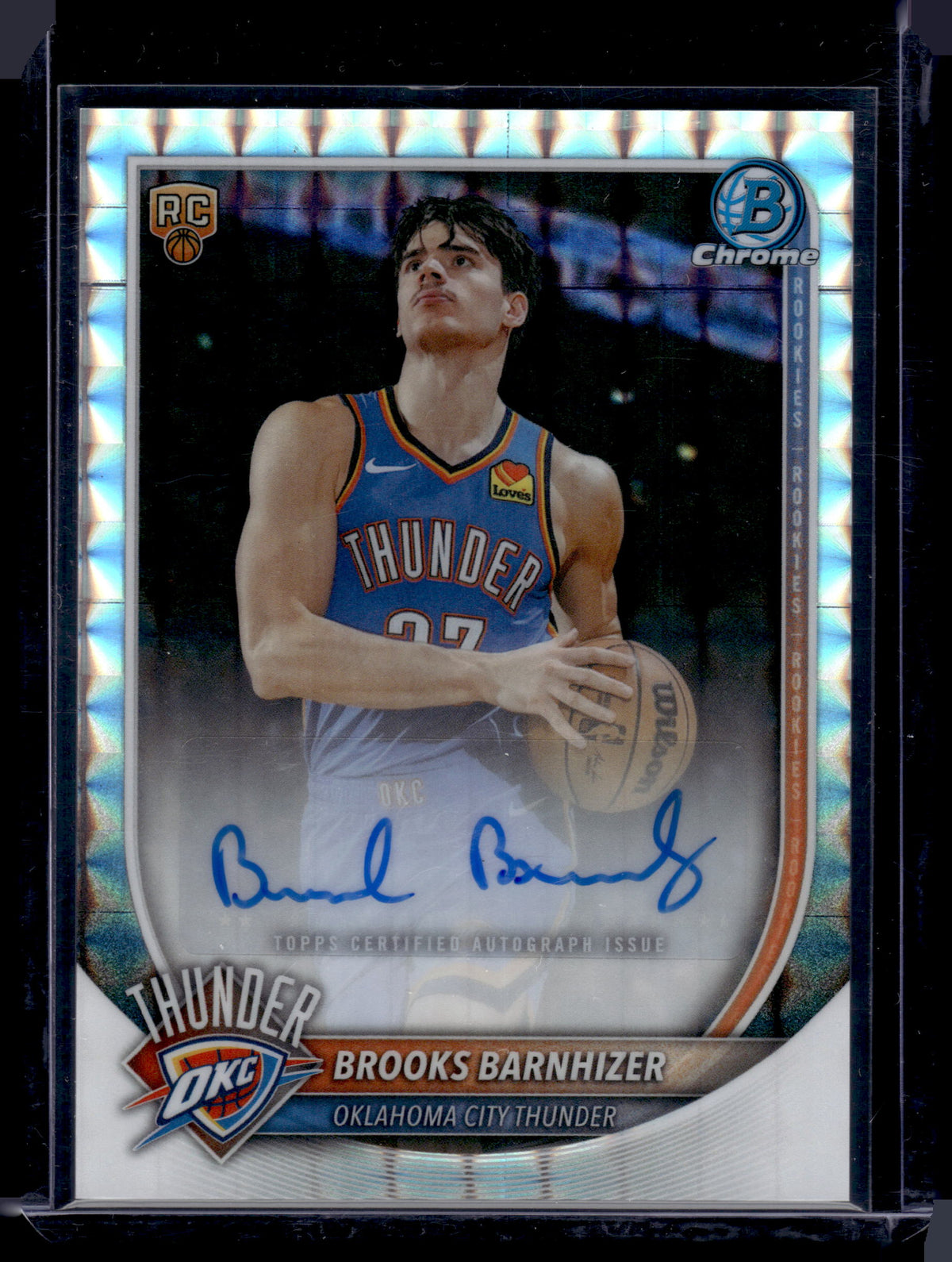 HL-P01 2025 Bowman Chrome Brooks Barnhizer #BCA-BB Geometric Refractor Auto RC