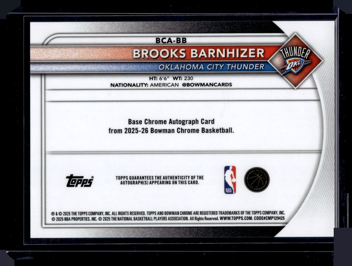 HL-P01 2025 Bowman Chrome Brooks Barnhizer #BCA-BB Geometric Refractor Auto RC