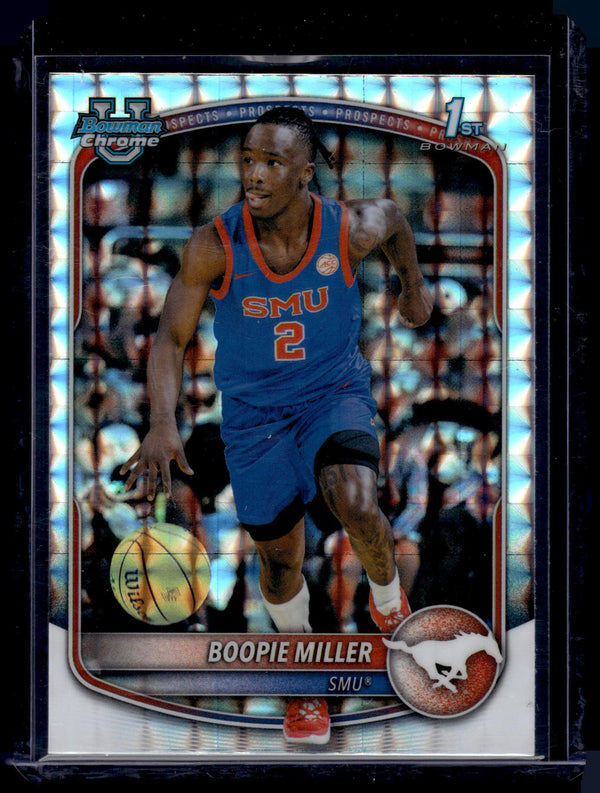 2025 Bowman Chrome Boopie Miller #BCP-72 Geometric Refractor 1st Bowman