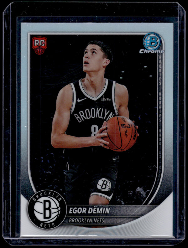 2025 Topps Bowman Chrome Egor Demin #BRR-8 Refractor RC