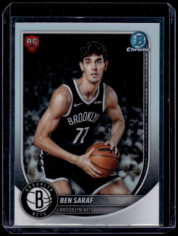 2025 Topps Bowman Chrome Ben Saraf #BRR-26 Refractor RC