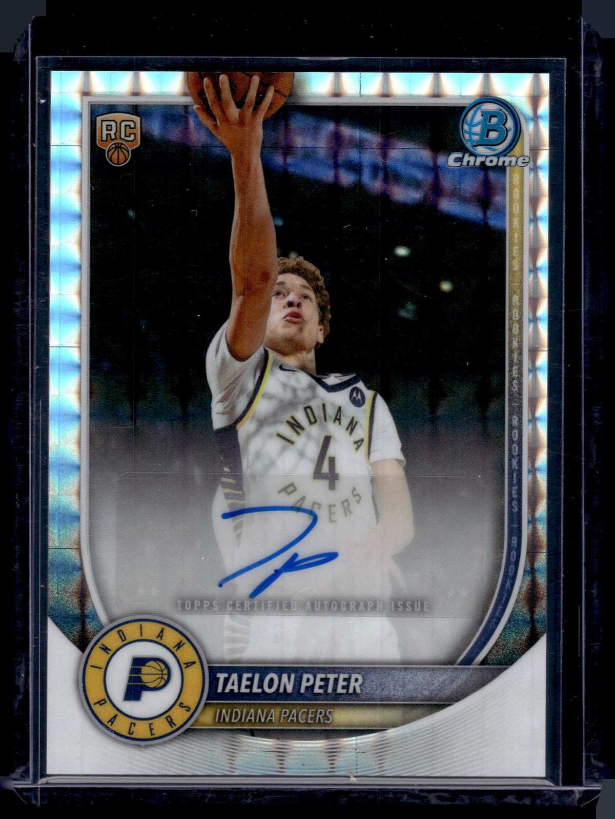 HL-P01 2025 Bowman Chrome Taelon Peter #BCA-TE Geometric RC