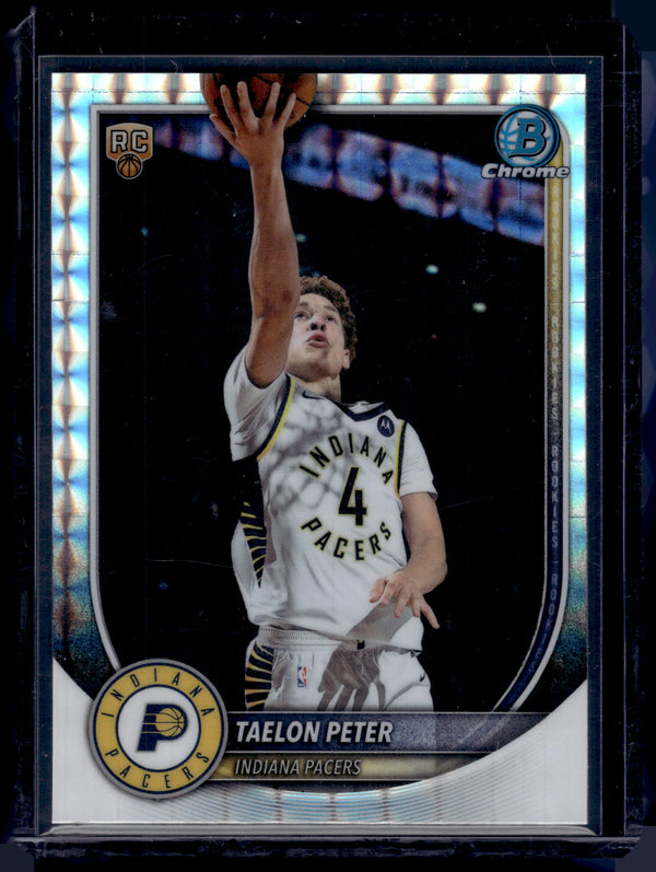 2025 Topps Bowman Chrome Taelon Peter #BCV-50 Geometric RC