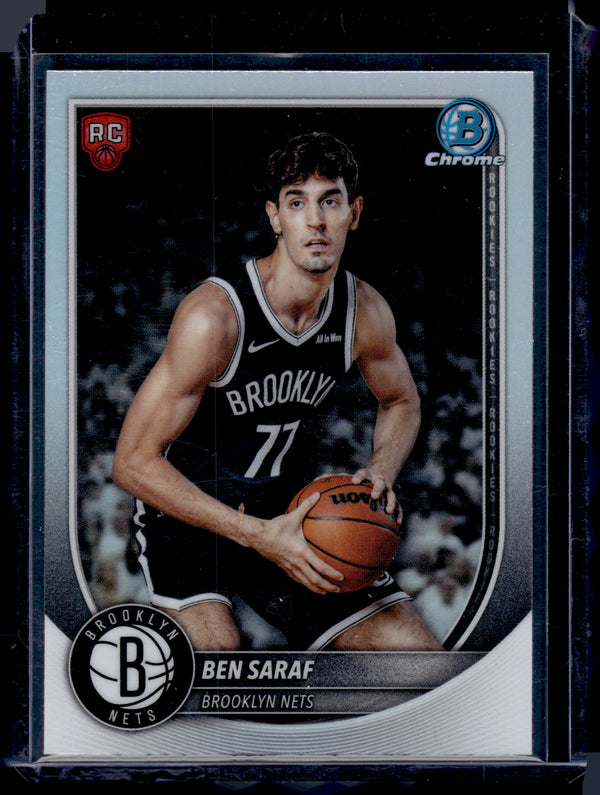 2025 Topps Bowman Chrome Ben Saraf #BRR-26 RC