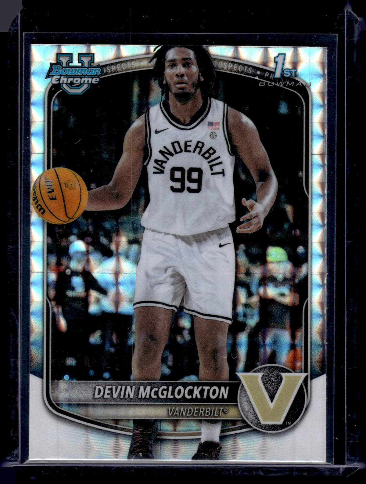 HL-P01 2025 Bowman Chrome U Devin McGlockton #BCP-56 Geometric Refractor