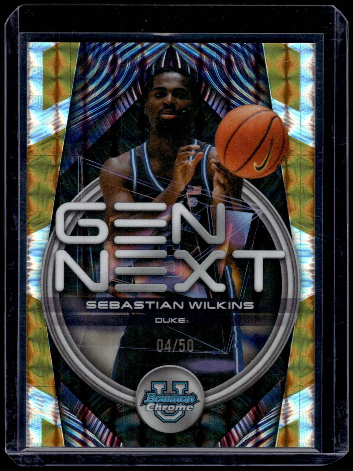 HL-P01 2025 Bowman Chrome U Gen Next Sebastian Wilkins #GN-13 /50