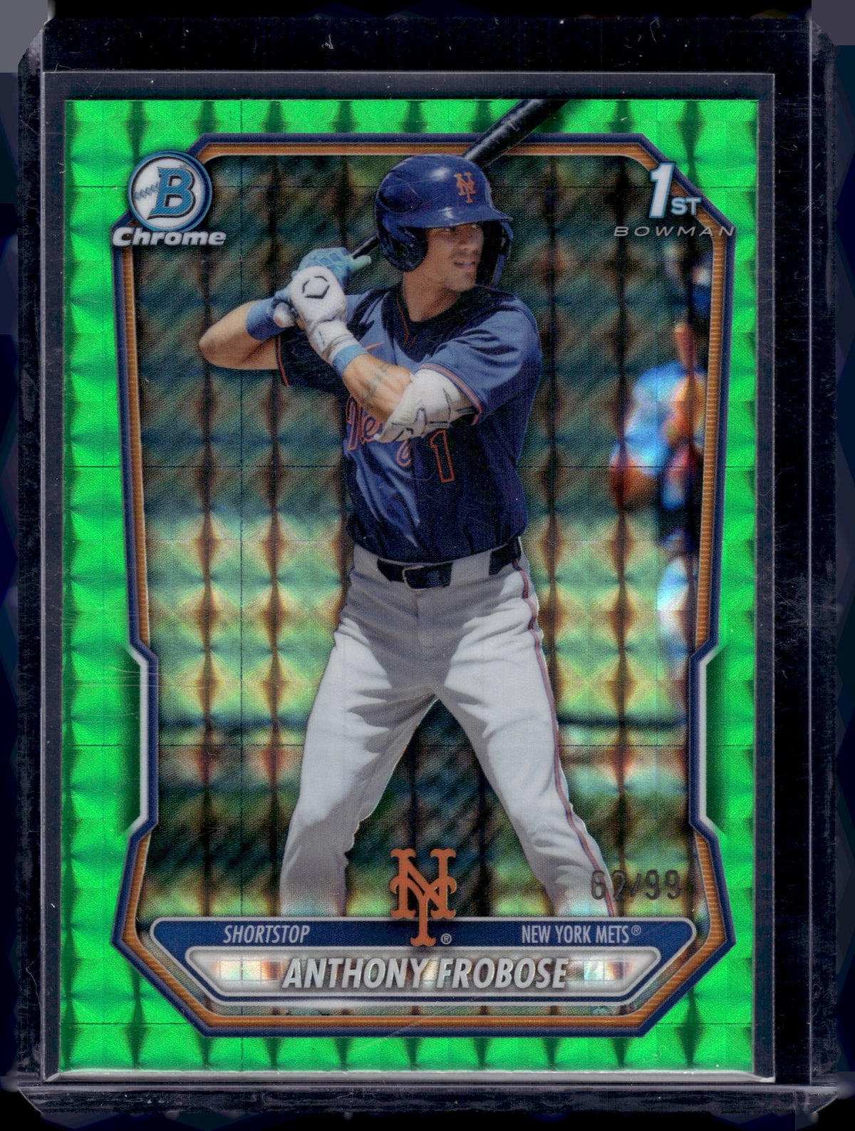 HL-P01 2026 Topps Bowman Chrome Anthony Frobose #BCP-85 Green Geo /99 1st Bowman