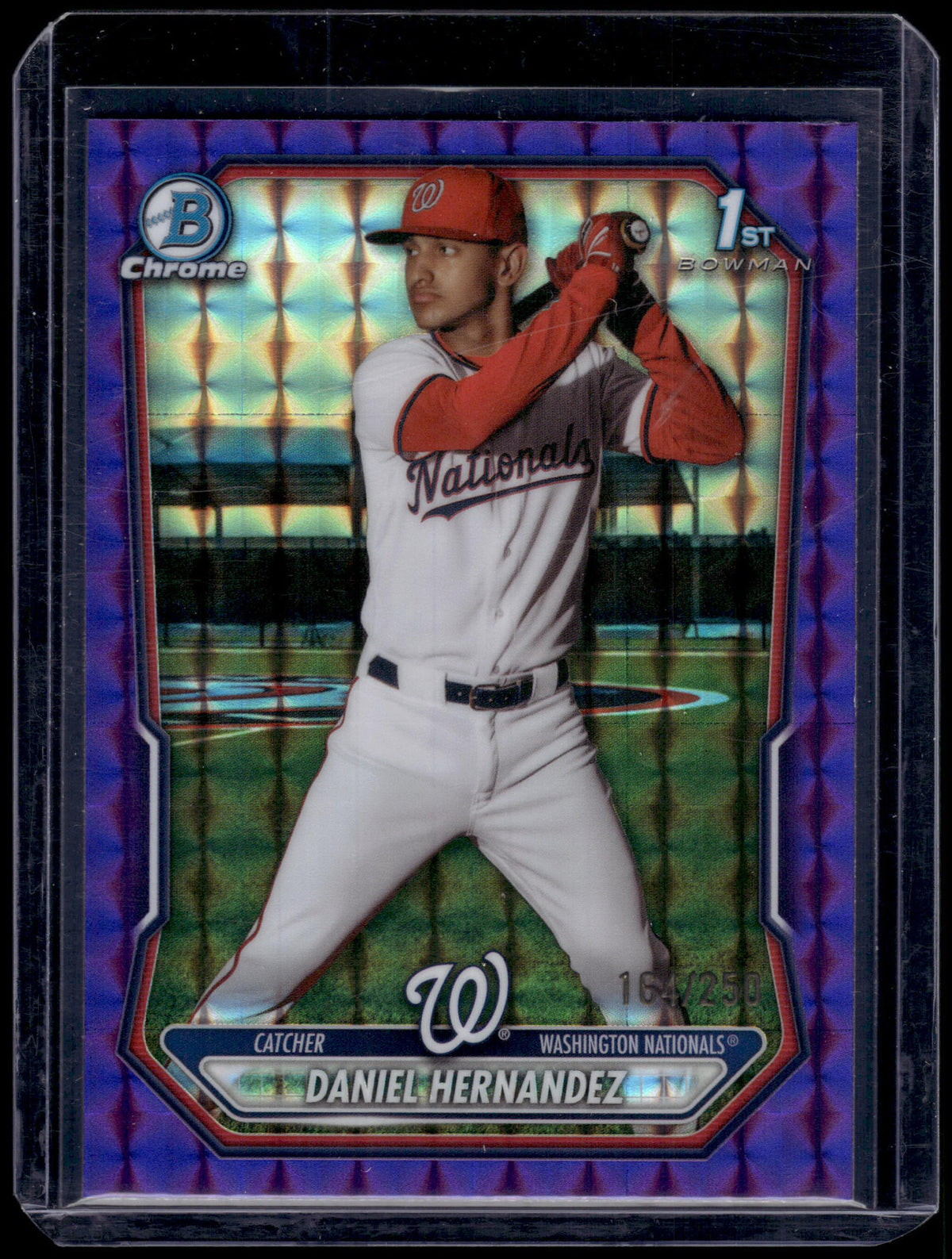 HL-P01 2026 Bowman Chrome Daniel Hernandez #BCP-97 Purple Geo /250 1st Bowman