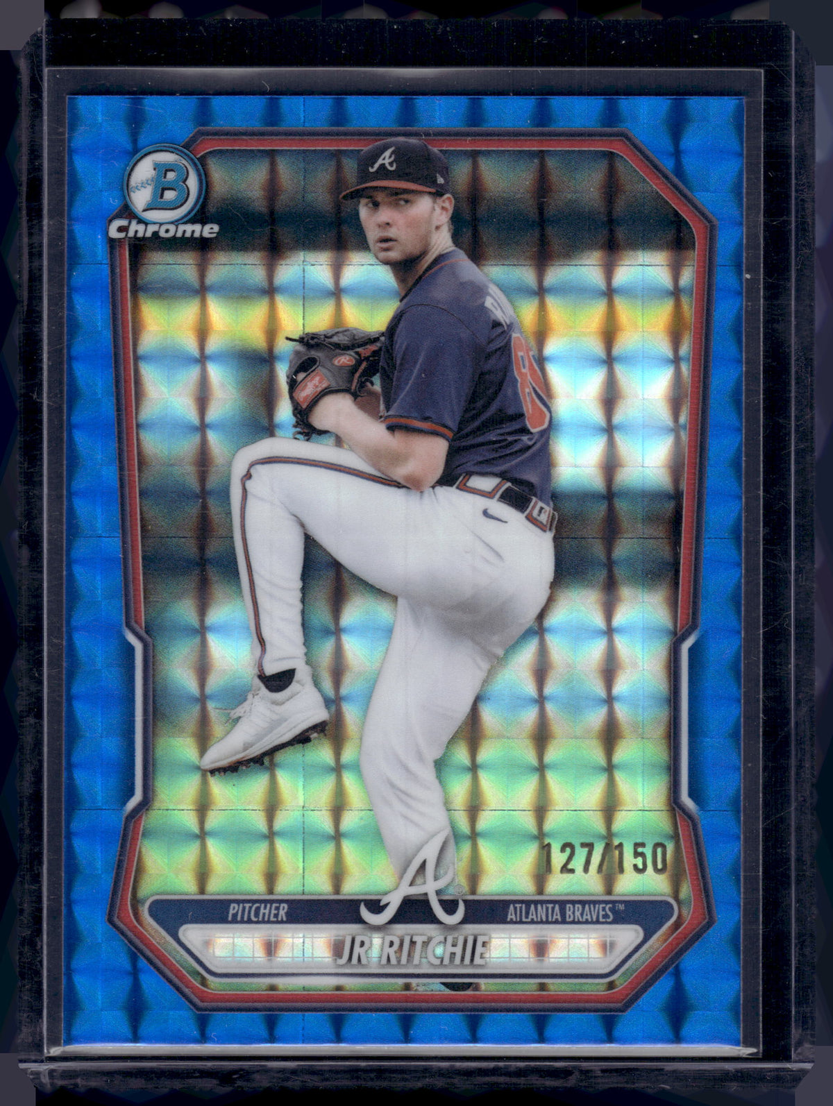 HL-P01 2026 Bowman Chrome JR Ritchie #BCP-123 Blue Geometric Refractor /150