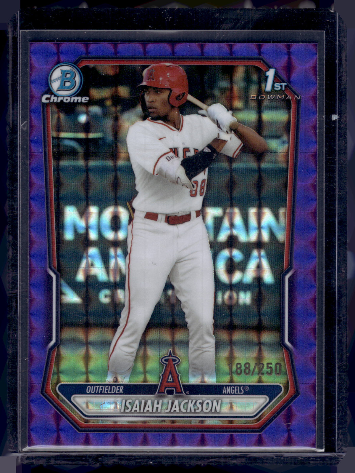 HL-P01 2026 Bowman Chrome Isaiah Jackson #BCP-60 Purple Geo /250 1st Bowman