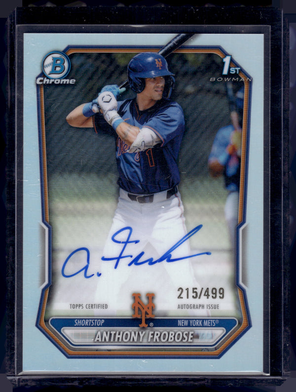 2026 Bowman Chrome Anthony Frobose #CPA-AFR Refractor /499 1st Bowman