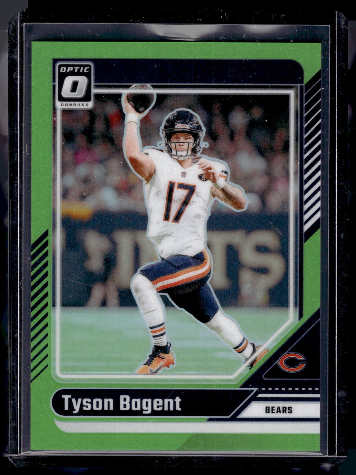 HL-P02 2024 Panini Donruss Optic Tyson Bagent #32 Lime Green /50
