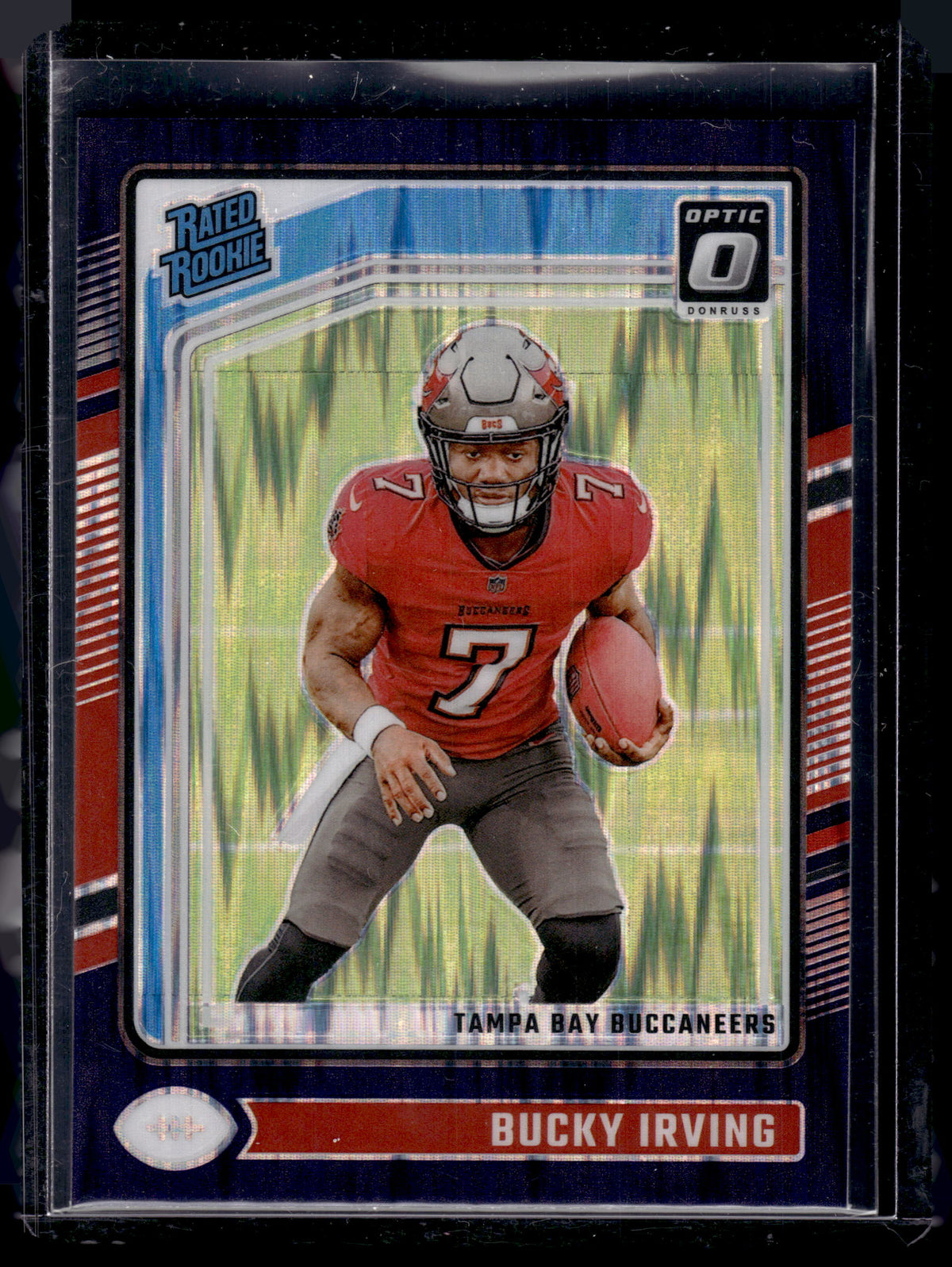 HL-P02 2024 Panini Donruss Optic Prizm Bucky Irving #216 Purple