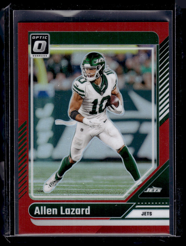 2024 Panini Donruss Optic Football Allen Lazard #155 Red /125