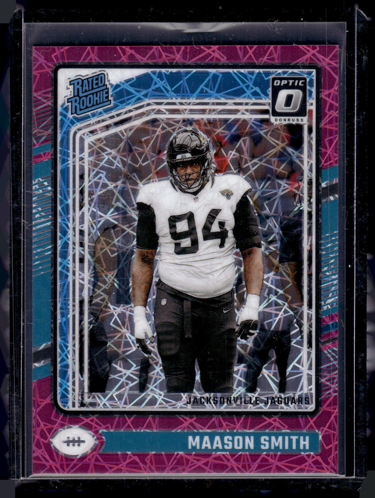 HL-P02 2024 Panini Donruss Optic Prizm Maason Smith #269 Pink Velocity /80