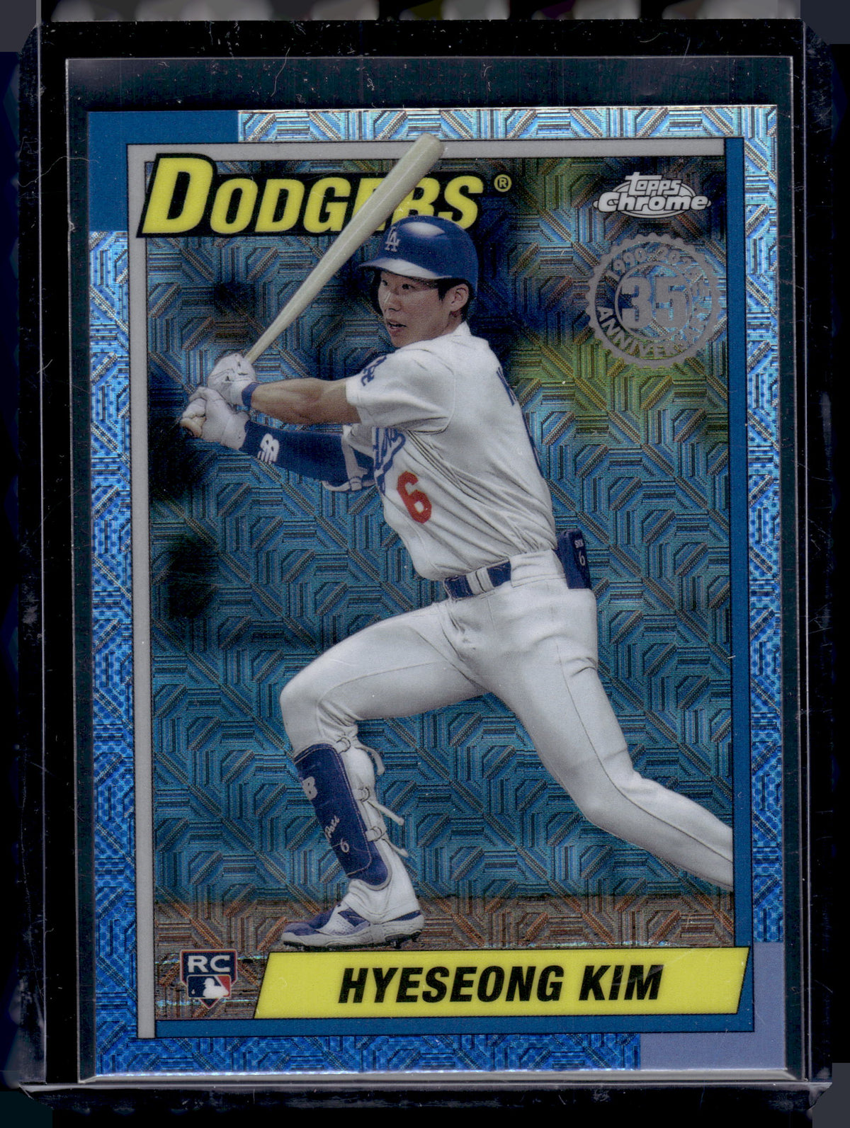 HL-P02 2025 Topps Chrome Silver Pack Hyeseong Kim #T90C-143 Mojo Refractor RC