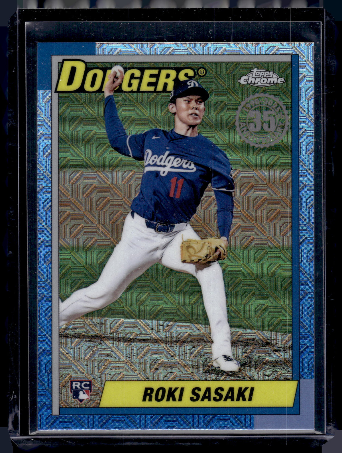 HL-P02 2025 Topps Chrome Silver Pack Roki Sasaki #T90C-135 Mojo Refractor RC