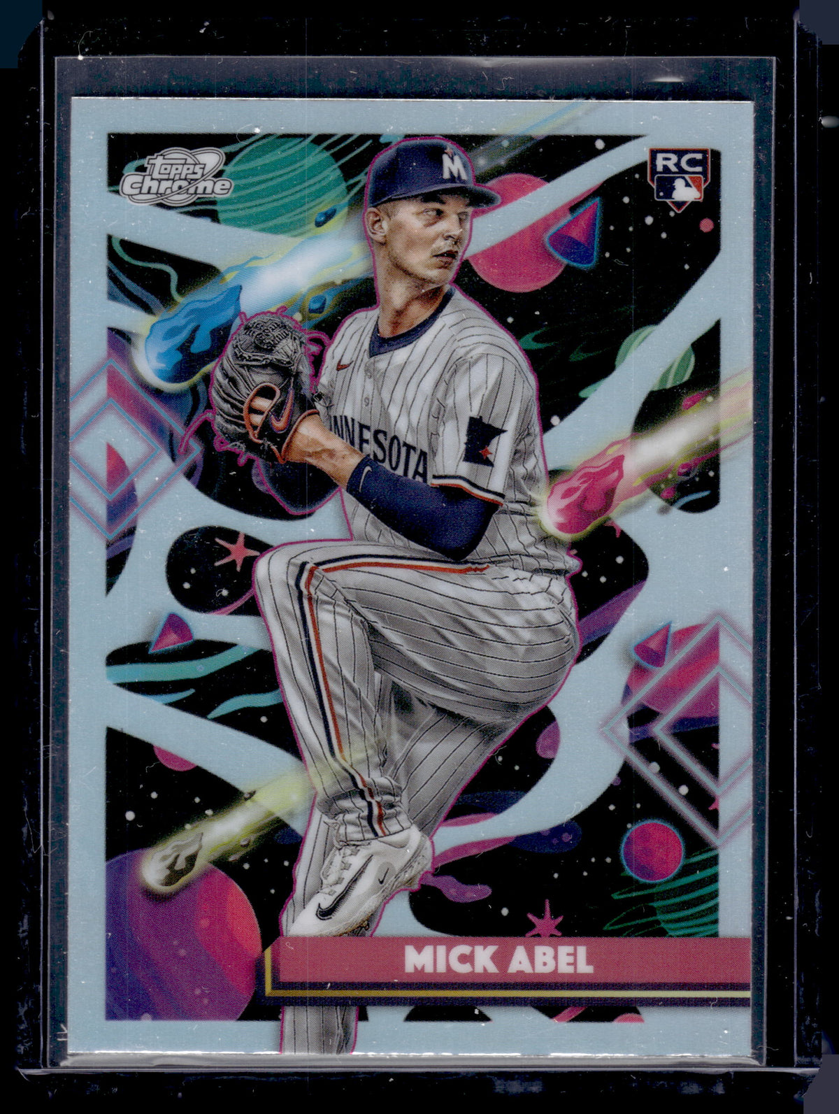 HL-P02 2025 Topps Chrome Cosmic Mick Abel #160 Refractor RC
