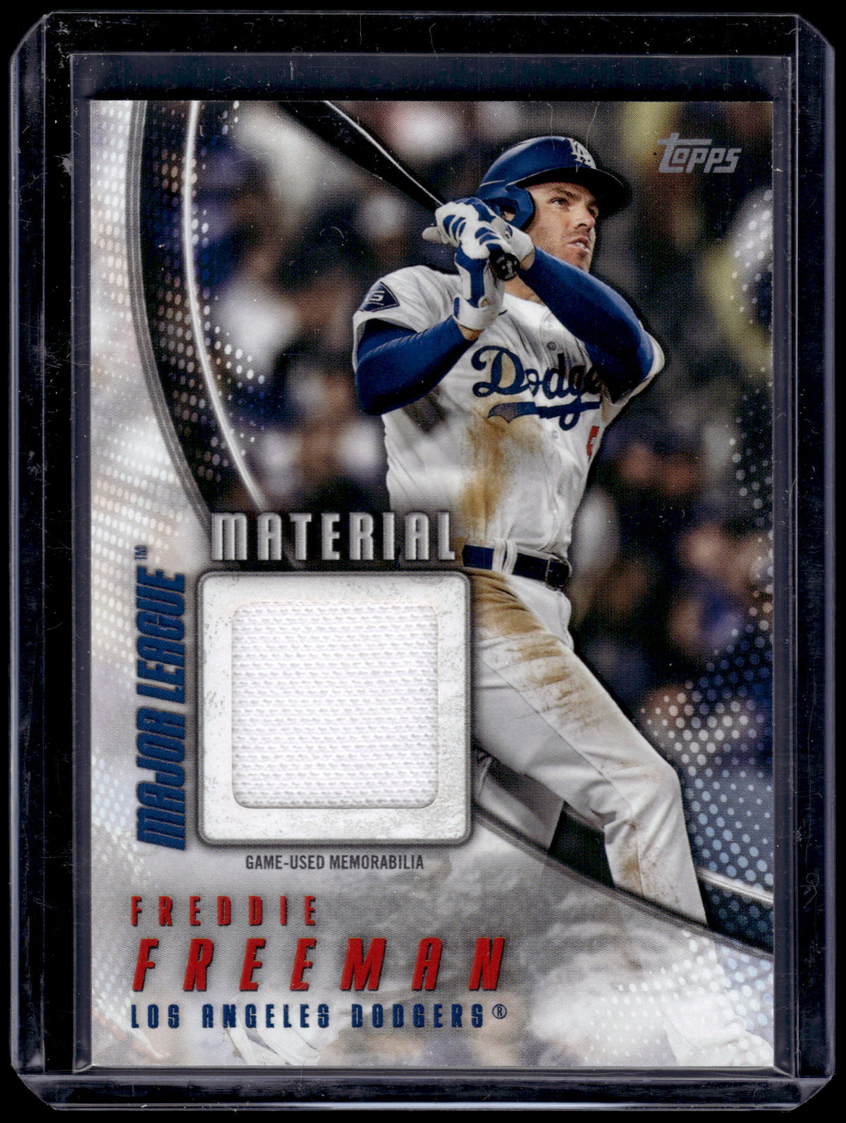 HL-P02 2025 Topps Major League Material Freddie Freeman #MLM2-FF