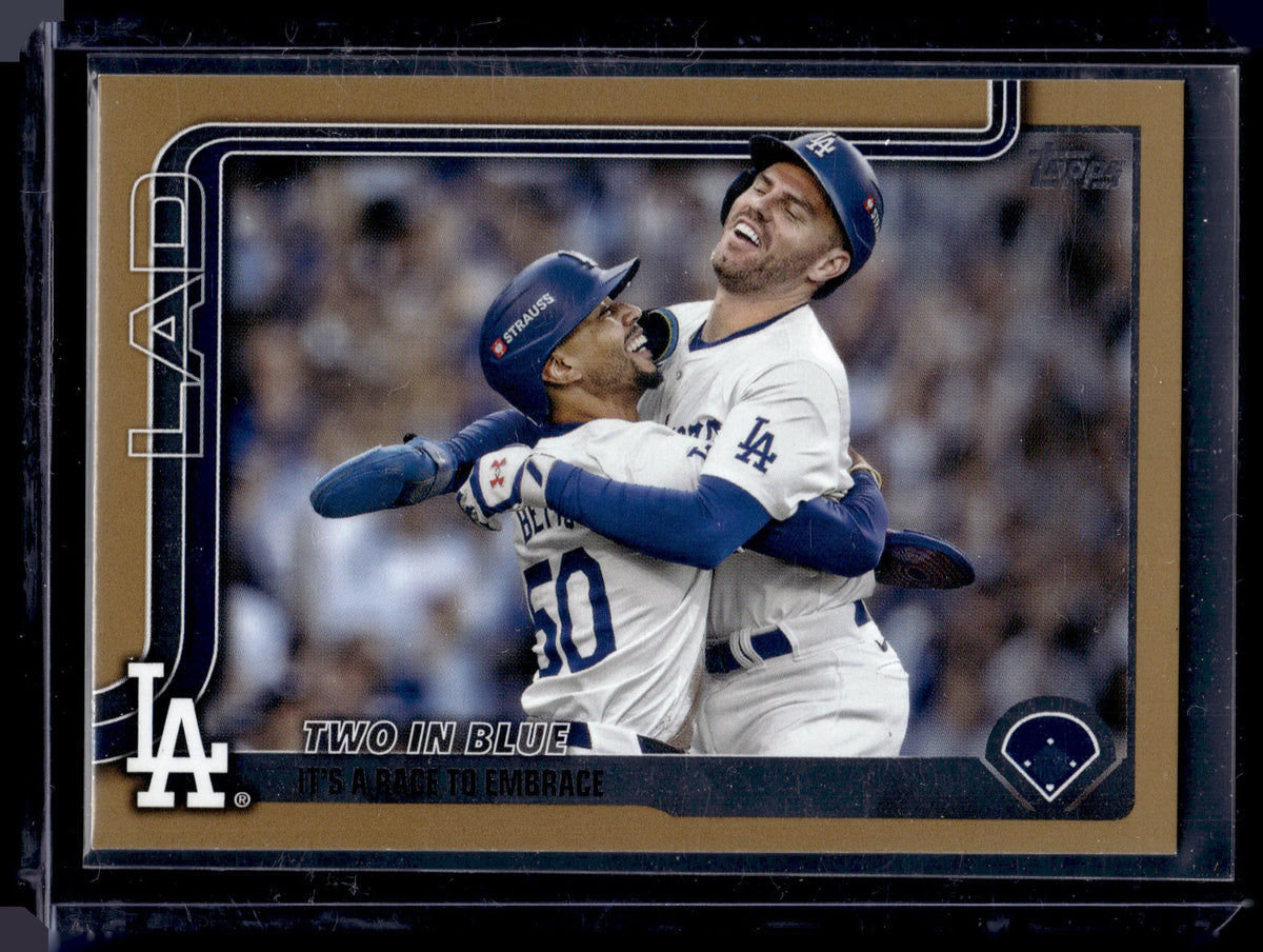 HL-P02 2025 Topps Series 2 Mookie Betts Freddie Freeman #631 Gold 0118/2025