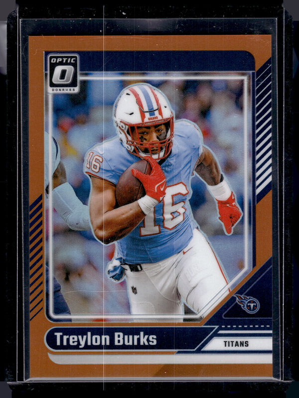 2024 Panini Donruss Optic Treylon Burks #193 Orange /249