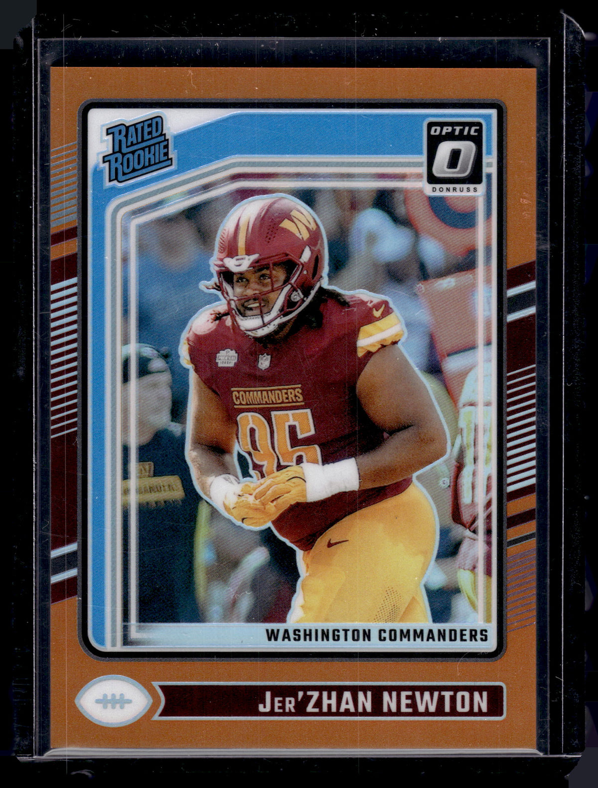 HL-P02 2024 Panini Donruss Optic Jer'Zhan Newton #252 Orange /249 Rated Rookie