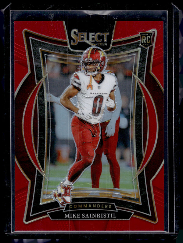 2024 Panini Select Concourse Mike Sainristil #76 Red /99 RC