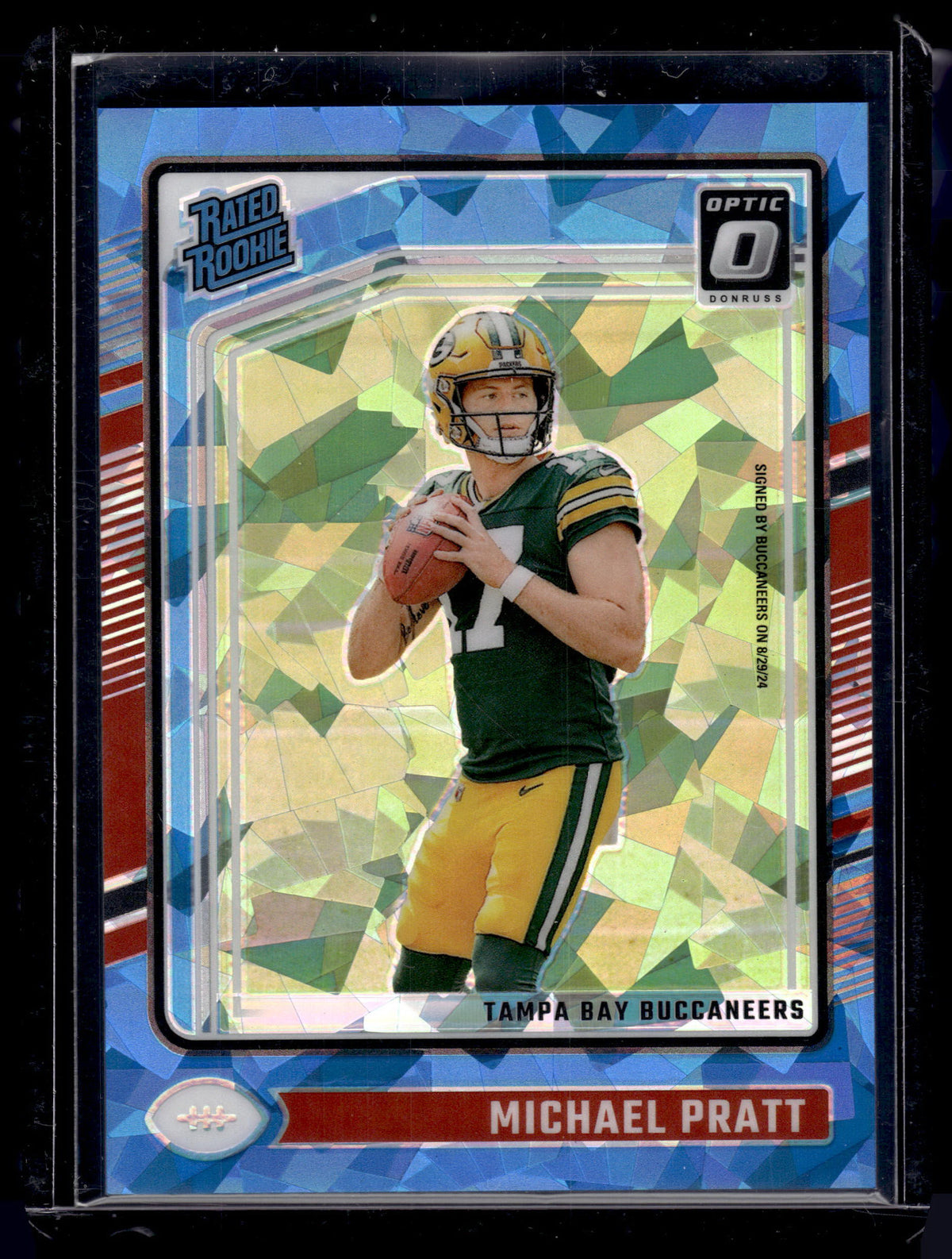 HL-P02 2024 Donruss Optic Michael Pratt #280 Blue Cracked Ice /15 Rated Rookie