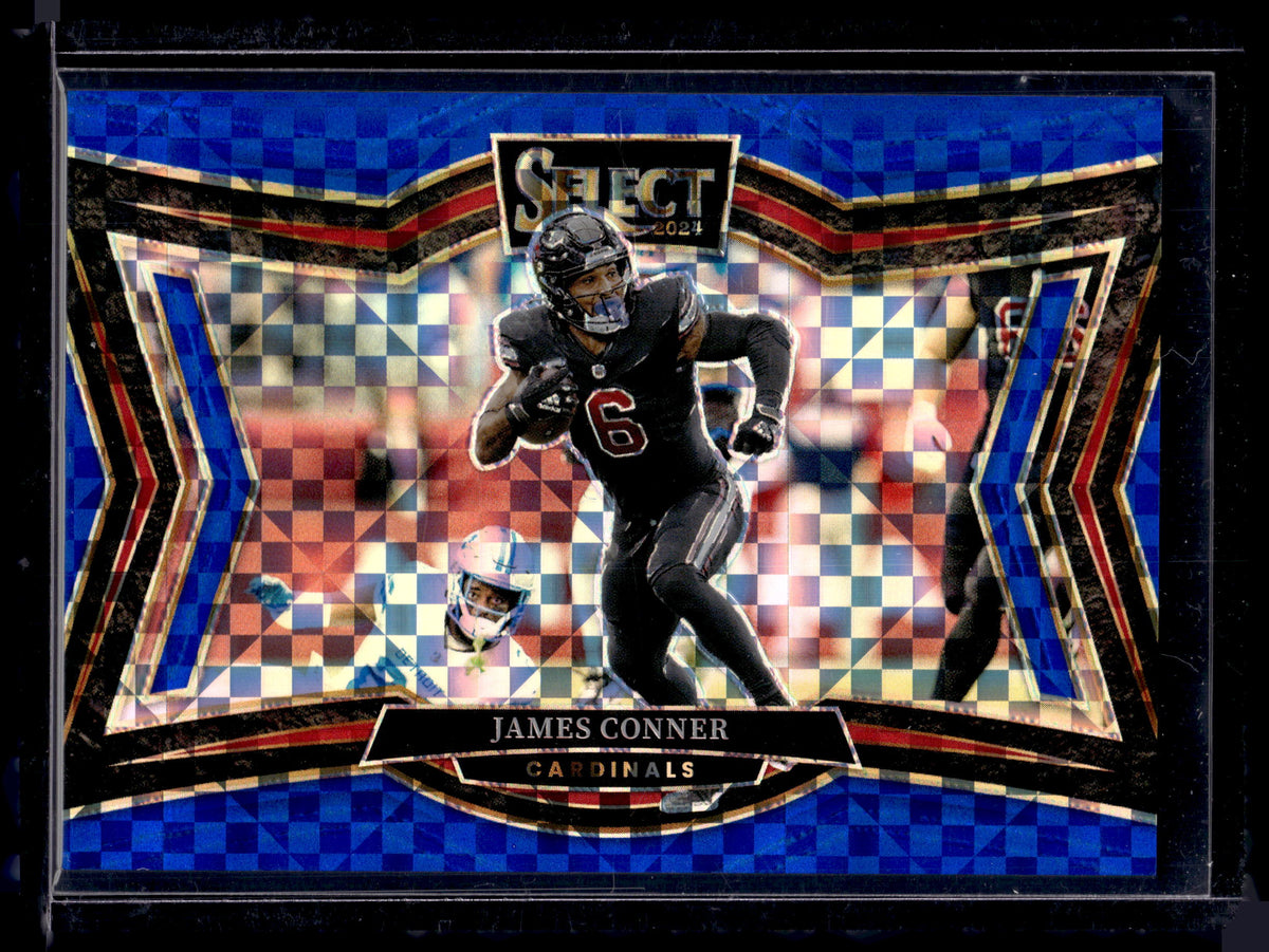 HL-P02 2025 Select Field Level James Conner Blue Checkerboard /75 #456