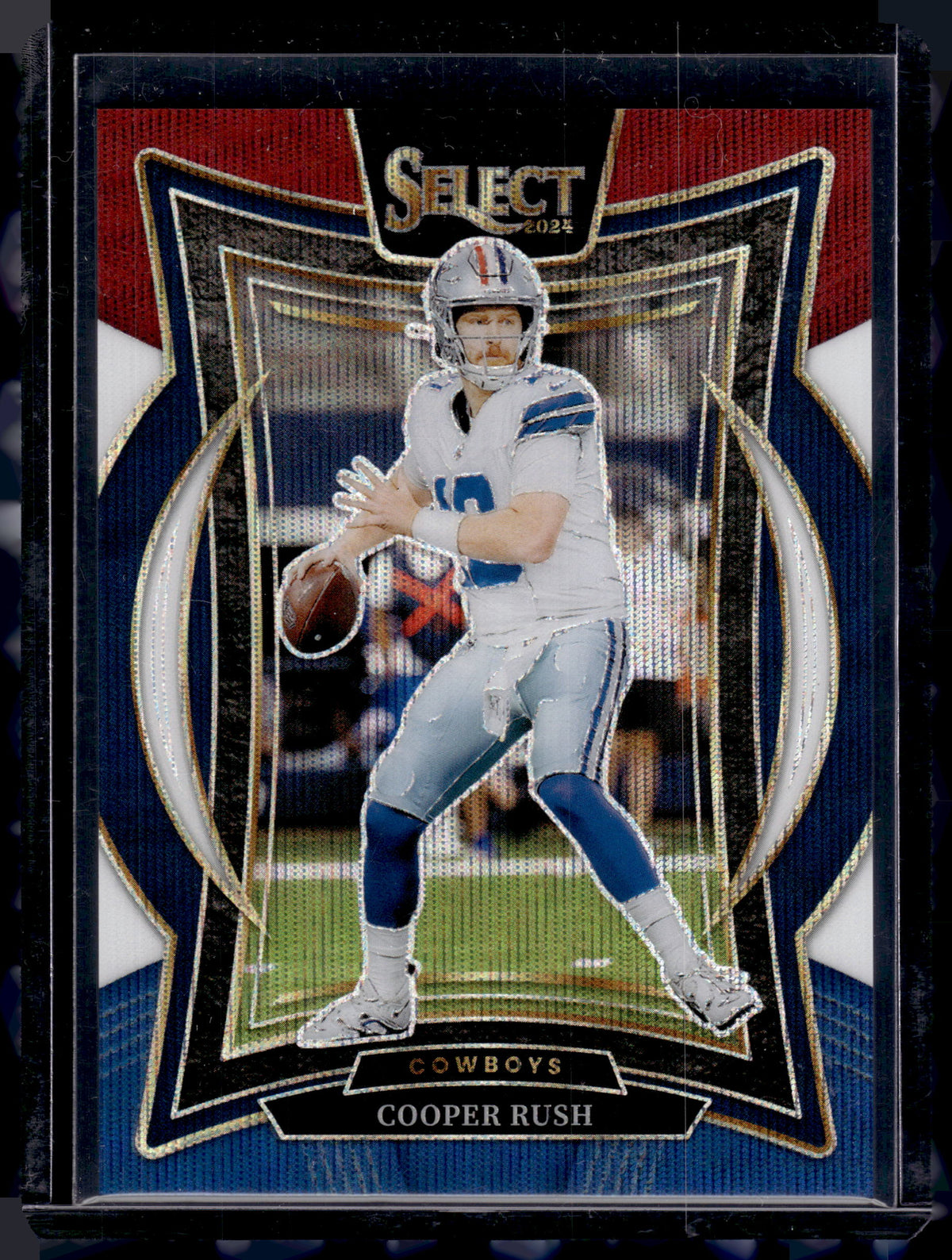 HL-P02 2024 Panini Select Concourse Cooper Rush #22 Red White Blue Prizm /299