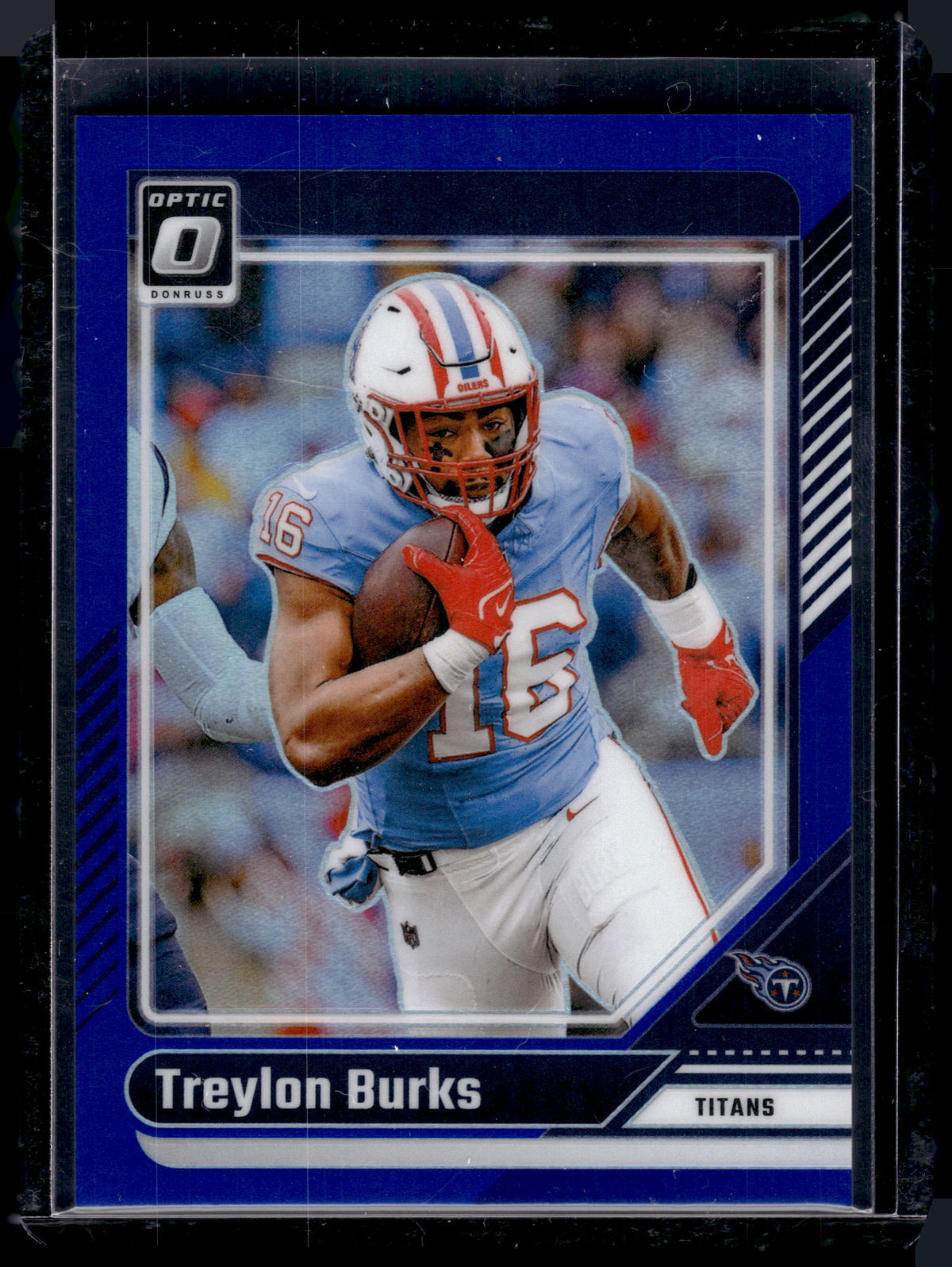 HL-P02 2024 Panini Donruss Optic Prizm Treylon Burks #193 Blue Prizm /199
