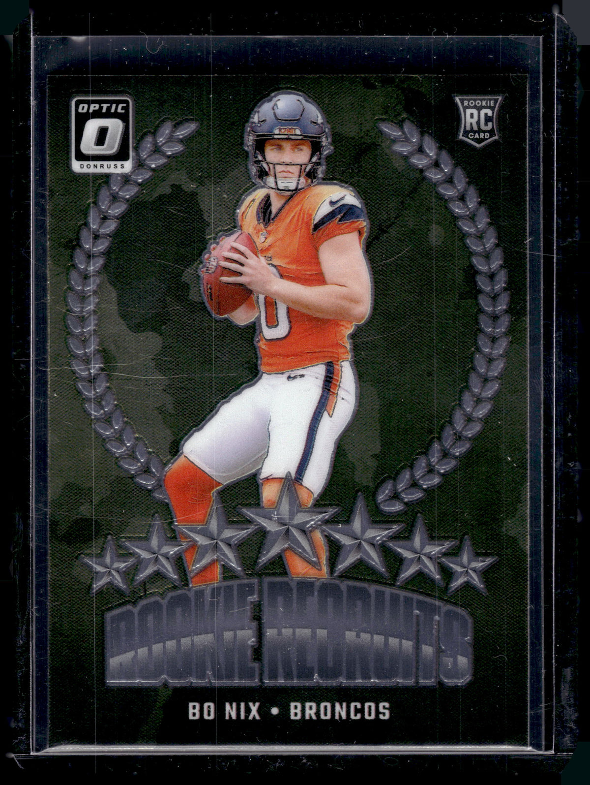 HL-P02 2024 Panini Donruss Optic Rookie Recruits Bo Nix #4 Base RC
