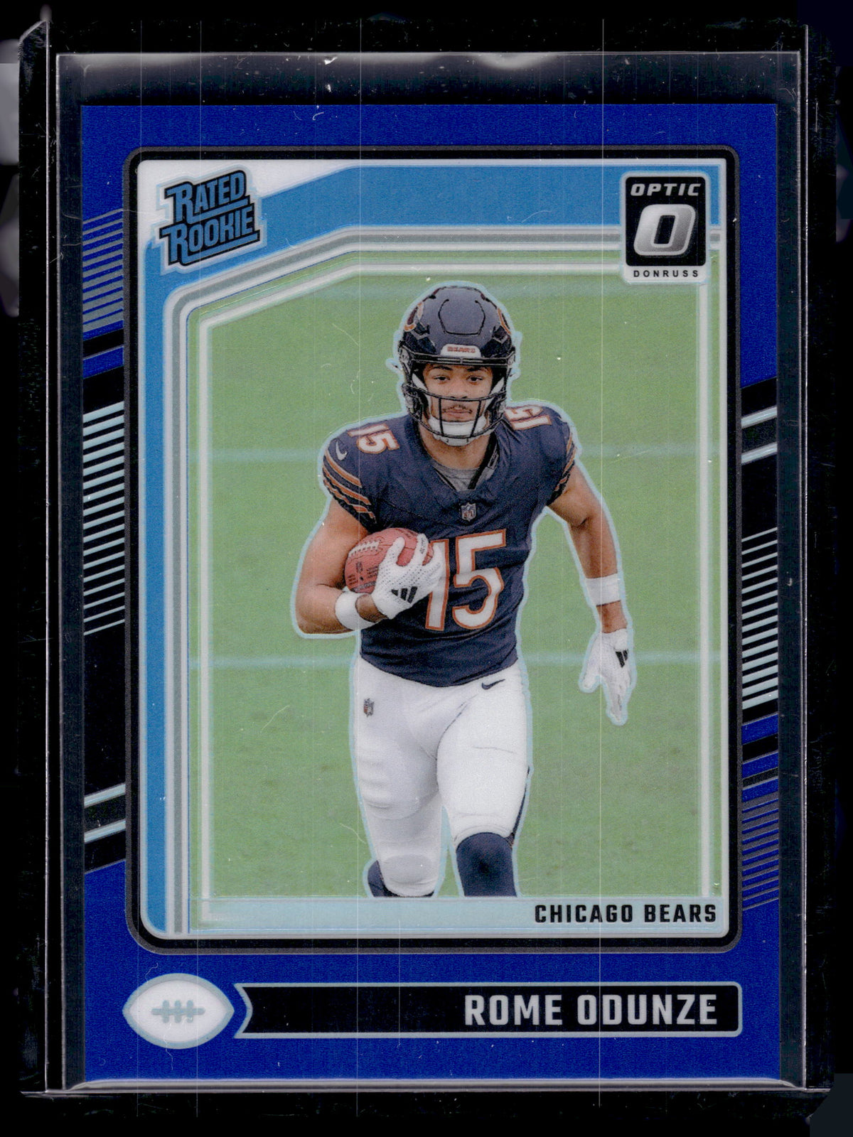 HL-P02 2024 Panini Donruss Optic Rome Odunze #286 Blue Prizm /199 Rated Rookie