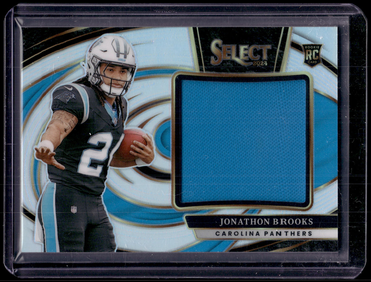 HL-P02 2024 Panini Select Prizm Jonathon Brooks #JRS-JBS Light Blue Prizm /149