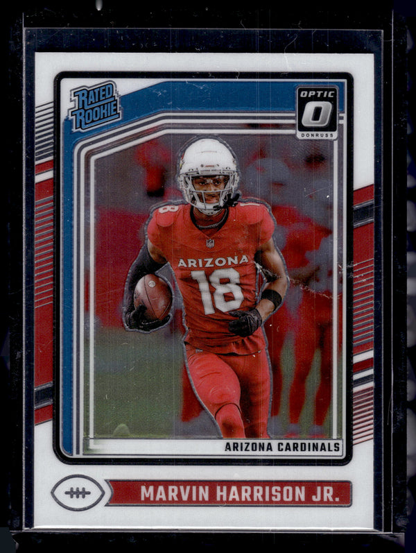 2024 Panini Donruss Optic Marvin Harrison Jr #276 Holo Prizm Rated Rookie