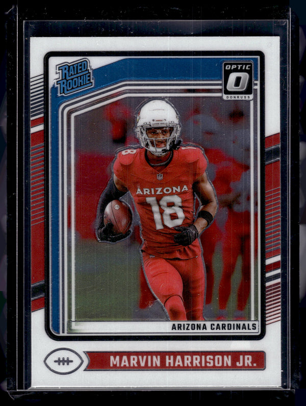 2024 Panini Donruss Optic Marvin Harrison Jr #276 Holo Prizm Rated Rookie