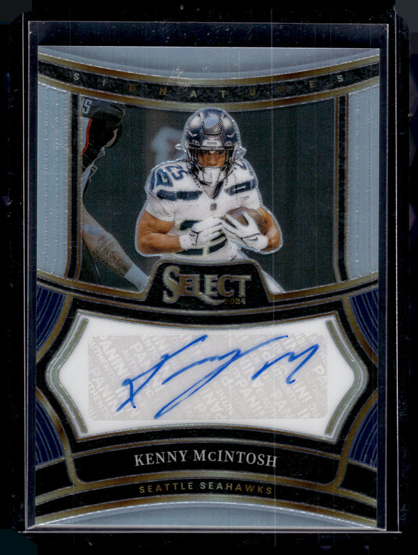 2024 Panini Select Signatures Kenny McIntosh #SP-KMH Blue Prizm /399 Auto