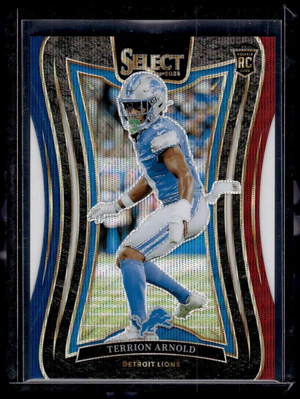 2024 Panini Select Prizm Terrion Arnold #377 Tri Color Prizm /149 RC