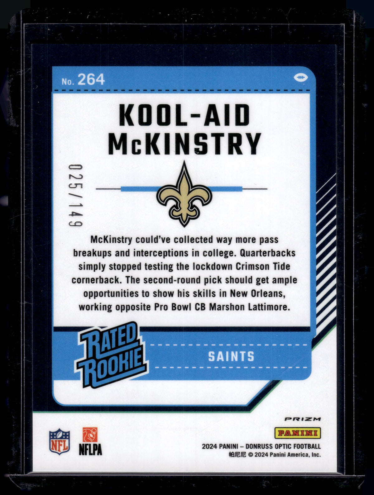 HL-P02 2024 Panini Donruss Optic Prizm Kool-Aid McKinstry #264 Flex Prizm /149