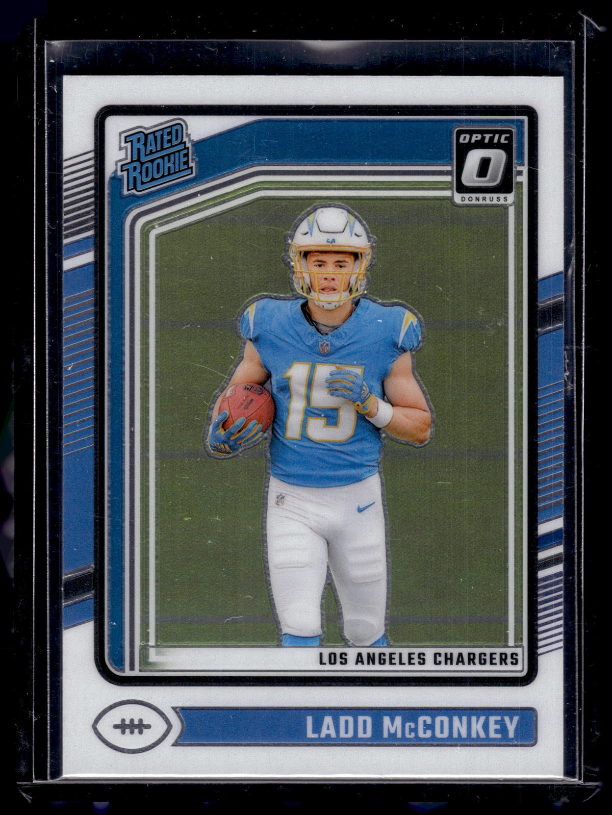 HL-P02 2024 Panini Donruss Optic Ladd McConkey #266 Rated Rookie