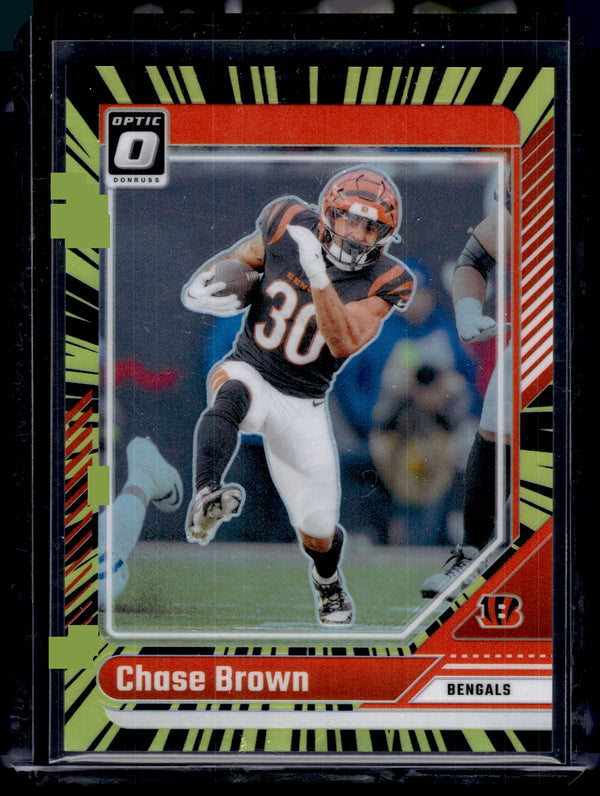 2024 Panini Donruss Optic Chase Brown #41 Electricity Prizm /75