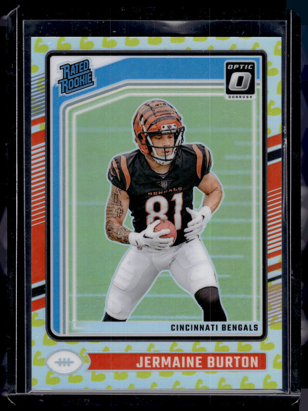 2024 Panini Donruss Optic Jermaine Burton #251 Flex Prizm /149 RR
