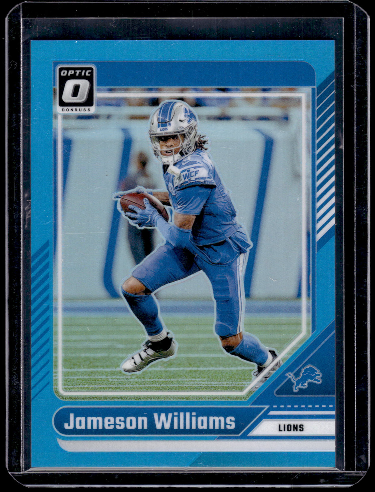 HL-P02 2024 Panini Donruss Optic Football Jameson Williams #67 Aqua /299