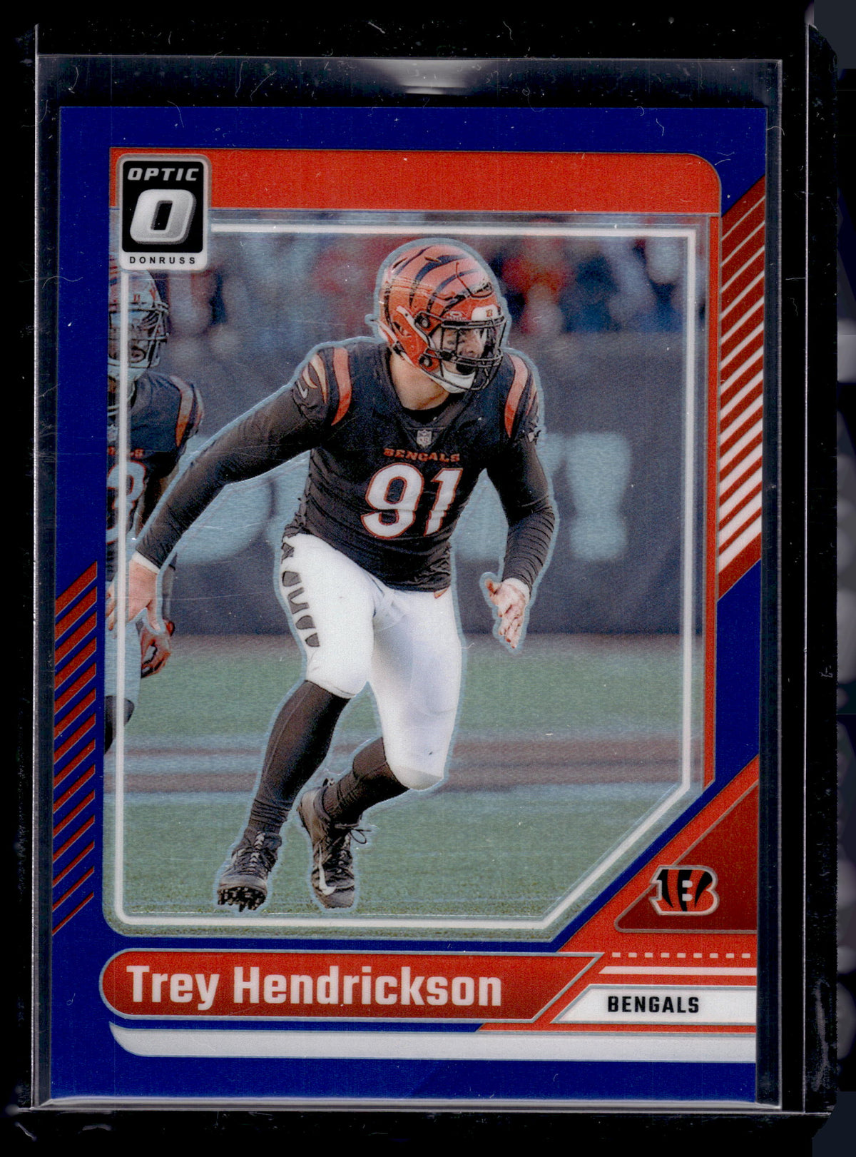 HL-P02 2024 Panini Donruss Optic Trey Hendrickson #43 Blue /199