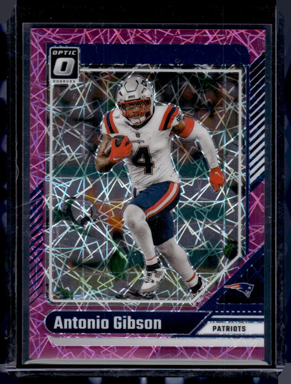 2024 Panini Donruss Optic Football Antonio Gibson #135 Pink Velocity /80