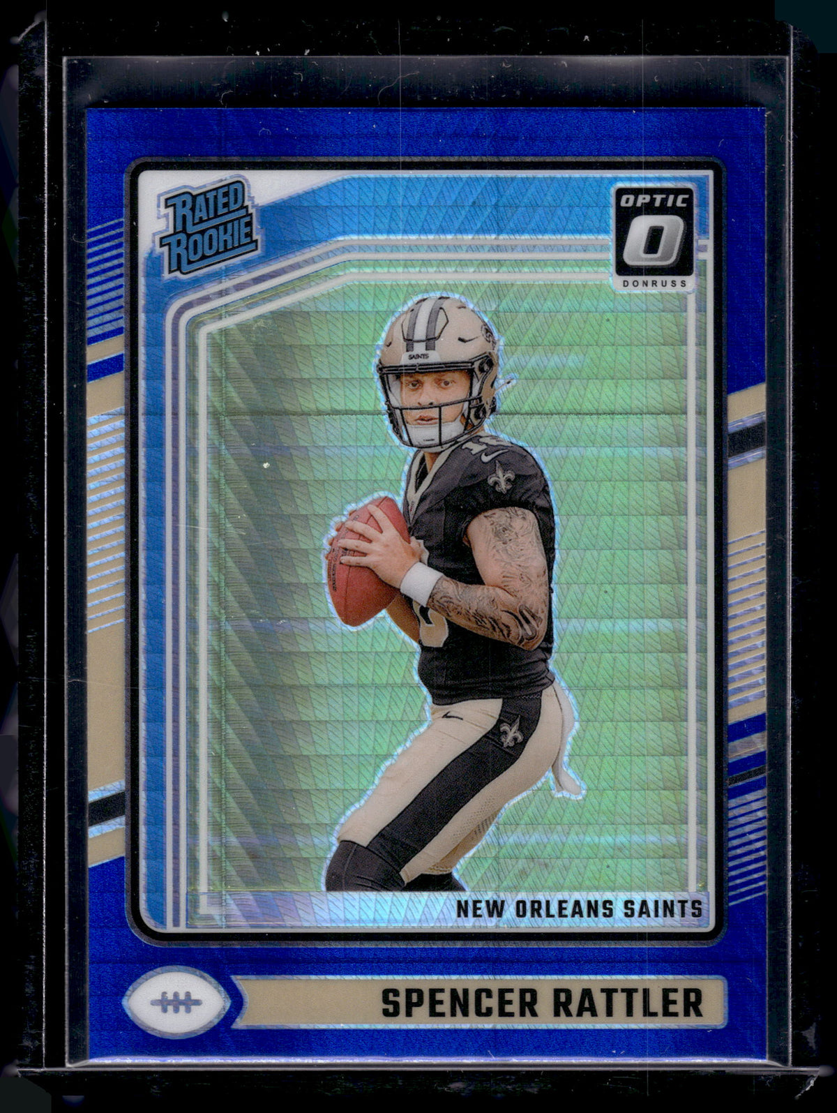 HL-P02 2024 Panini Donruss Optic Prizm Spencer Rattler #289 Blue Hyper