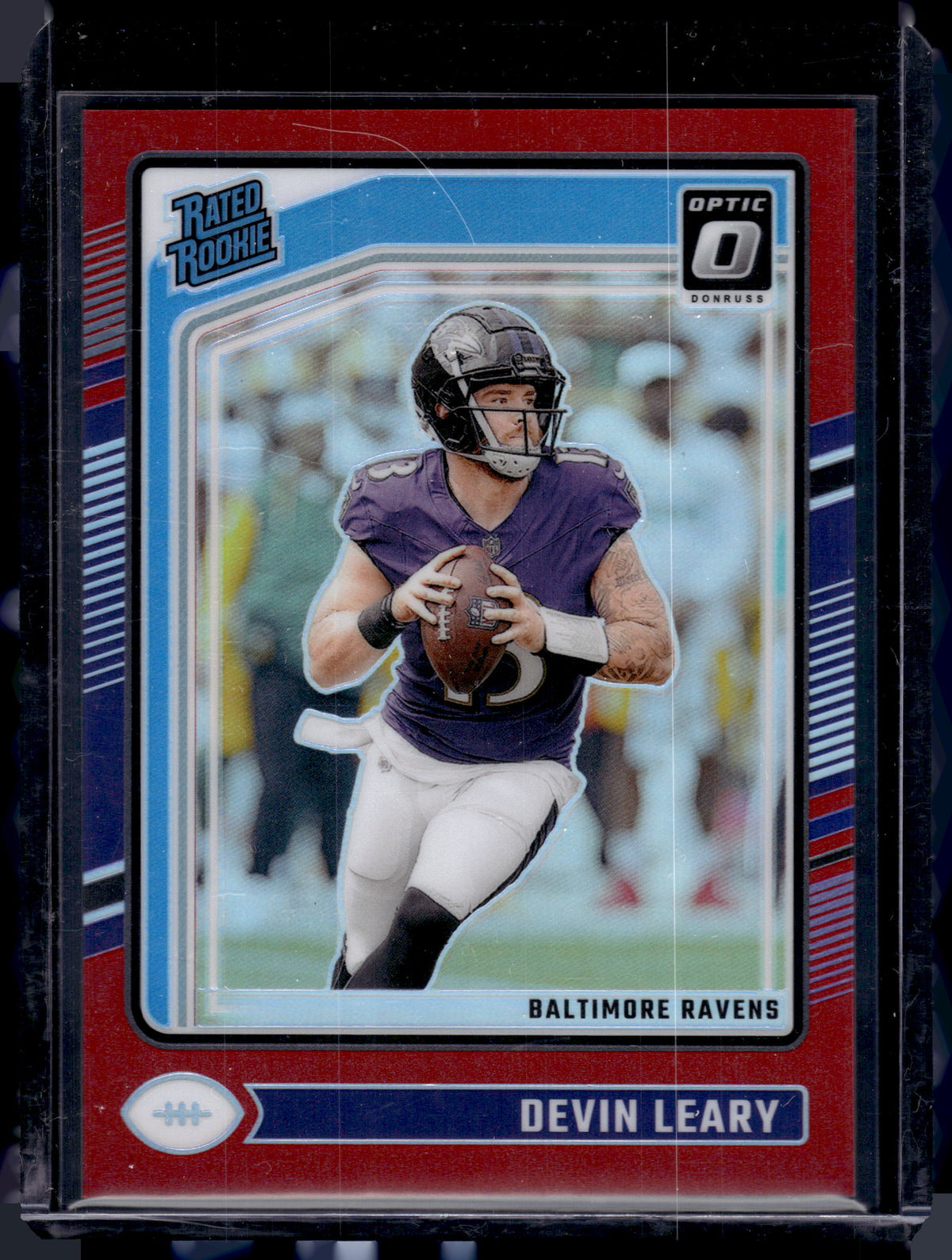 HL-P02 2024 Panini Donruss Optic Prizm Devin Leary #227 Red /125 Rated Rookie